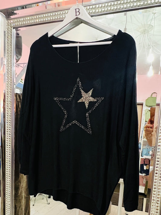 Star Basic Top Black