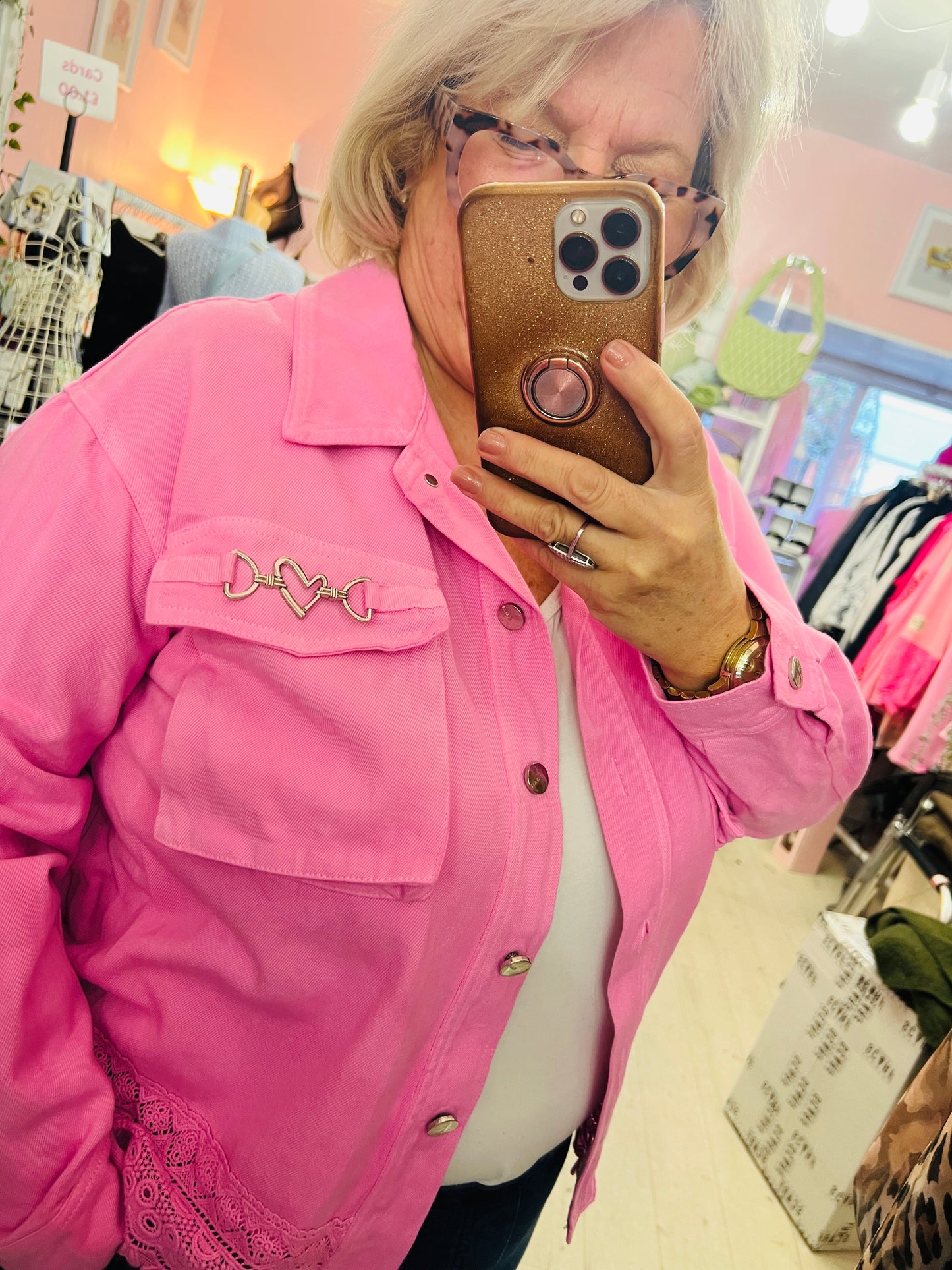 Zoe Denim Jacket Asstd Colurs