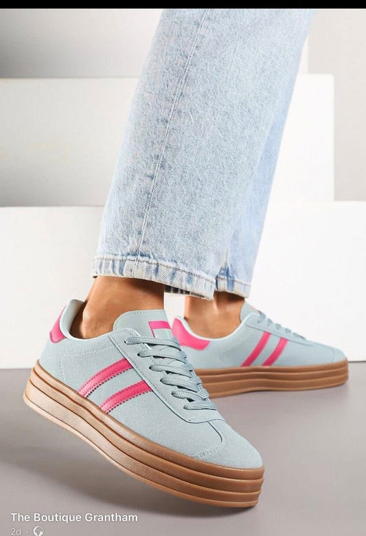 Beatrice Platform Trainer Blue