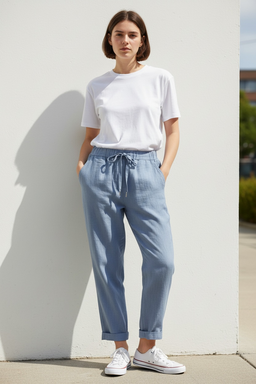 Magic Trousers Denim Blue Size 1