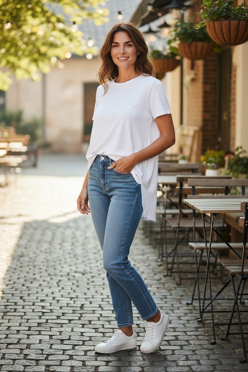 Bouti Basic Tee White