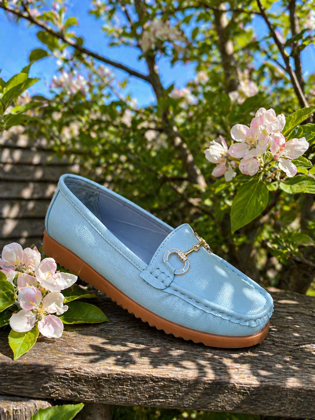 Snaffle Loafer Cornflower Blue