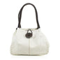 Button Bag White