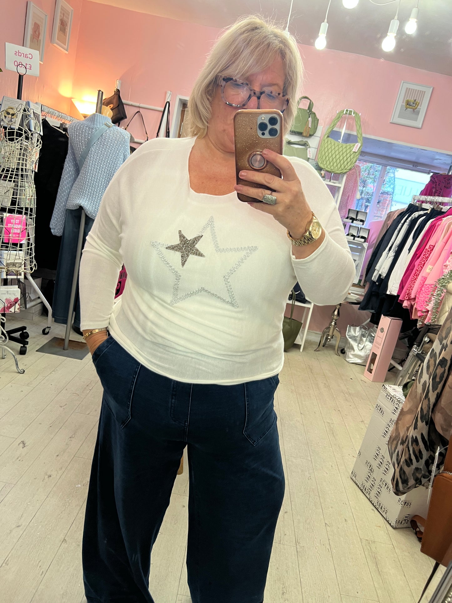 Star Basic Top White