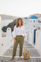 Button Down Long Sleeve Blouse White
