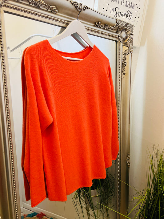 Celia Light knit Jumper Coral