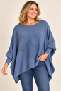 Oversized Star Jumper Denim Blue