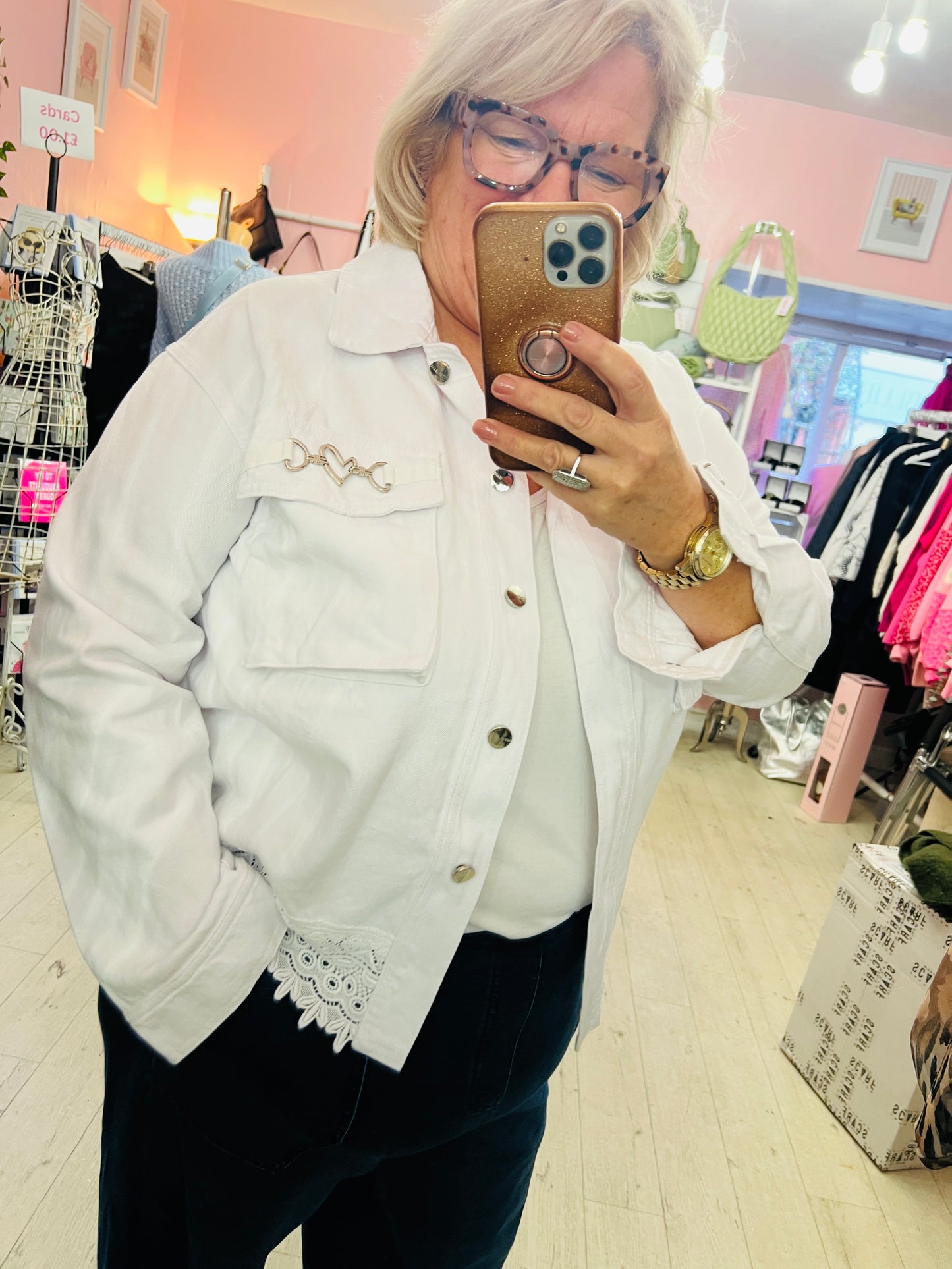 Zoe Denim Jacket Asstd Colurs