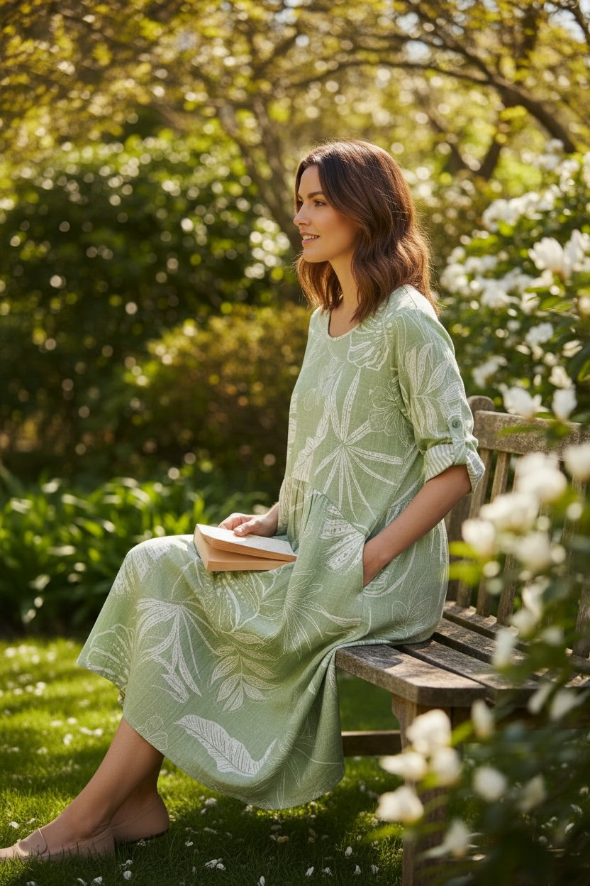 One Summer Yvonne Light Green