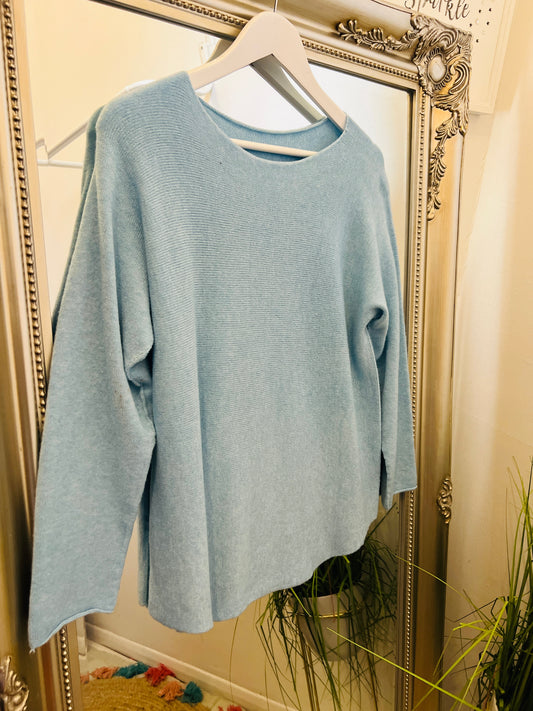 Celia Light knit Jumper Light Blue