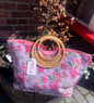 Summer Floral Bag Pink/Purple