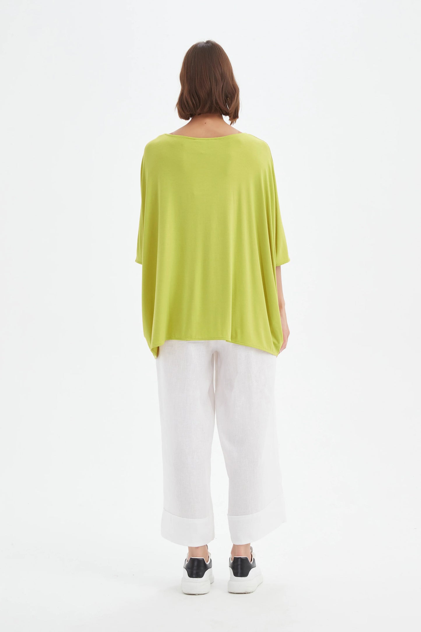 Tirelli Oversized Boxy Tee French  Chartreuse