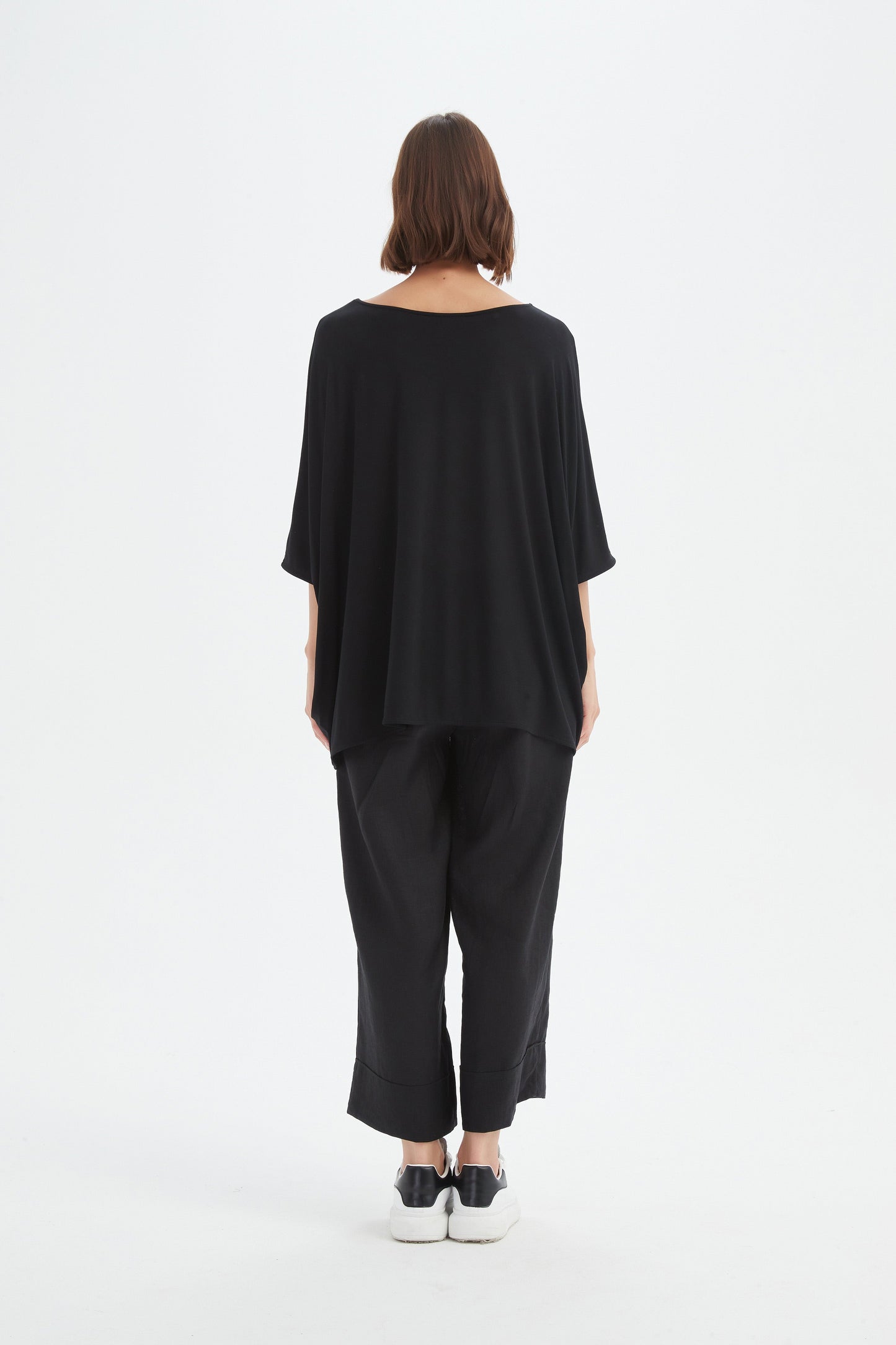 Tirelli Oversized Boxy Tee French  Black