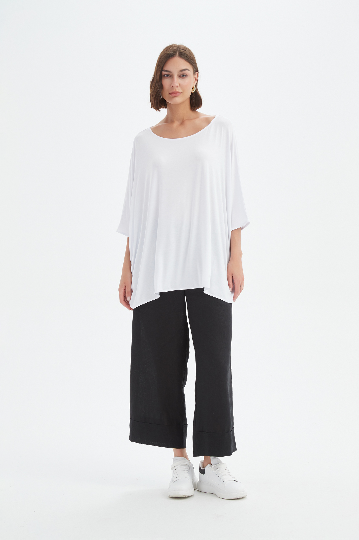 Tirelli Oversized Boxy Tee French  White