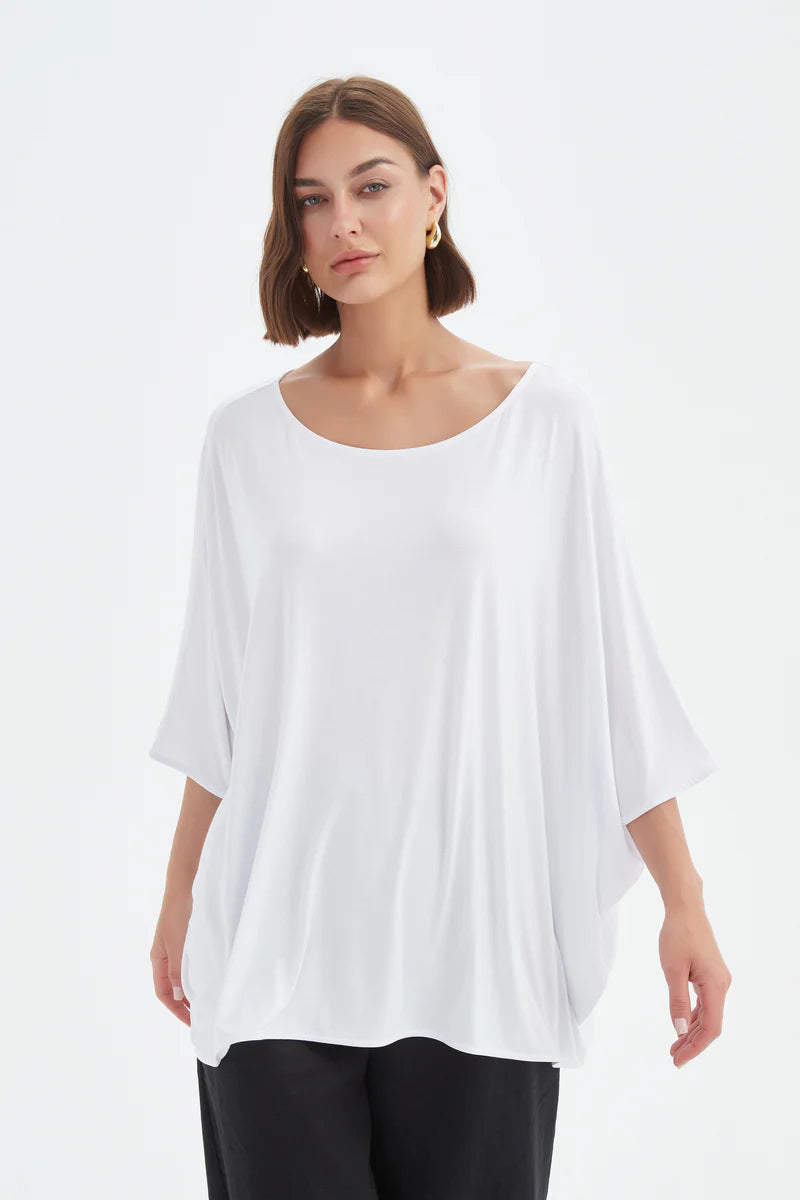 Tirelli Oversized Boxy Tee French  White