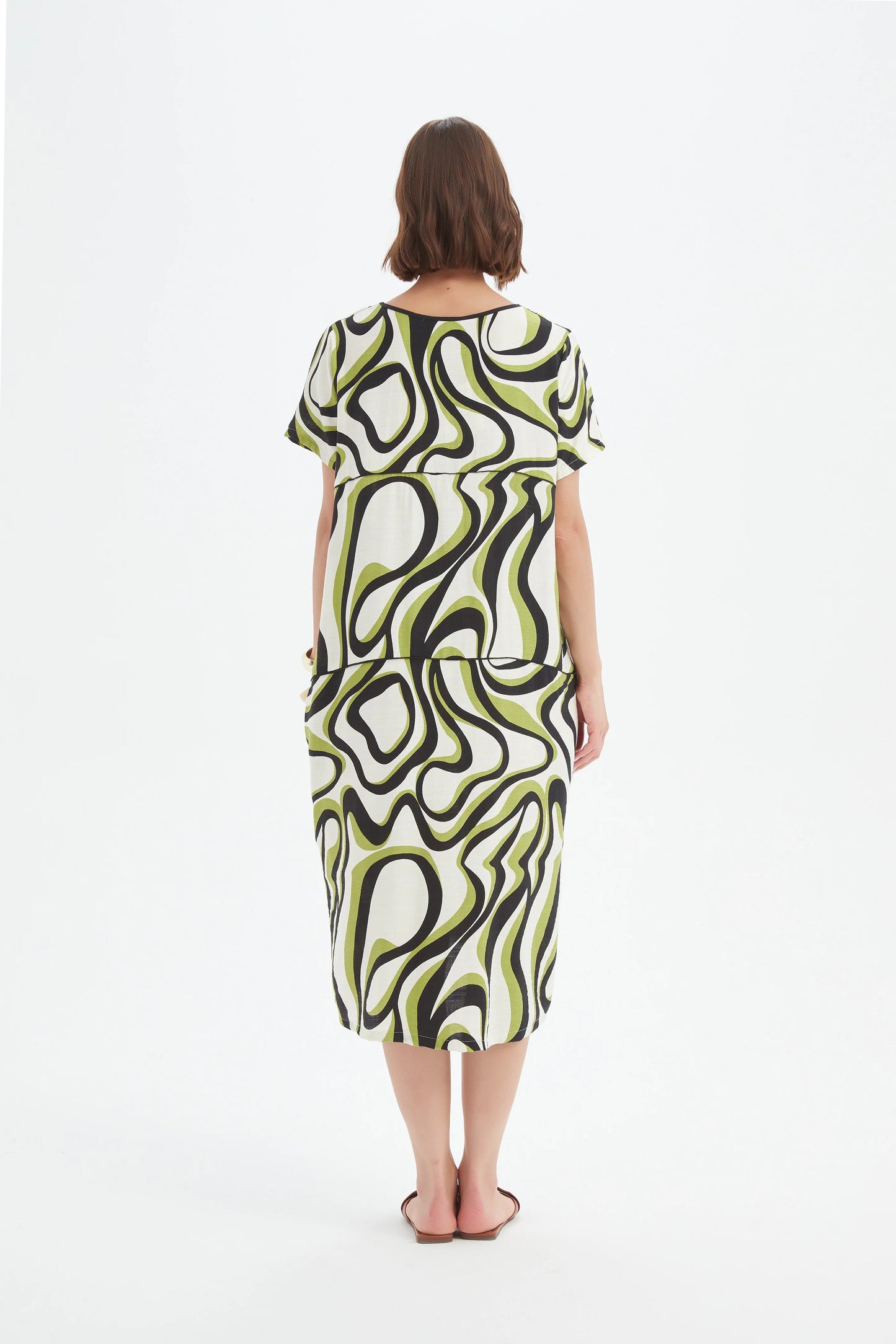 Tirelli Panel Print Dress