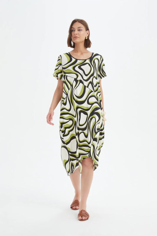 Tirelli Panel Print Dress