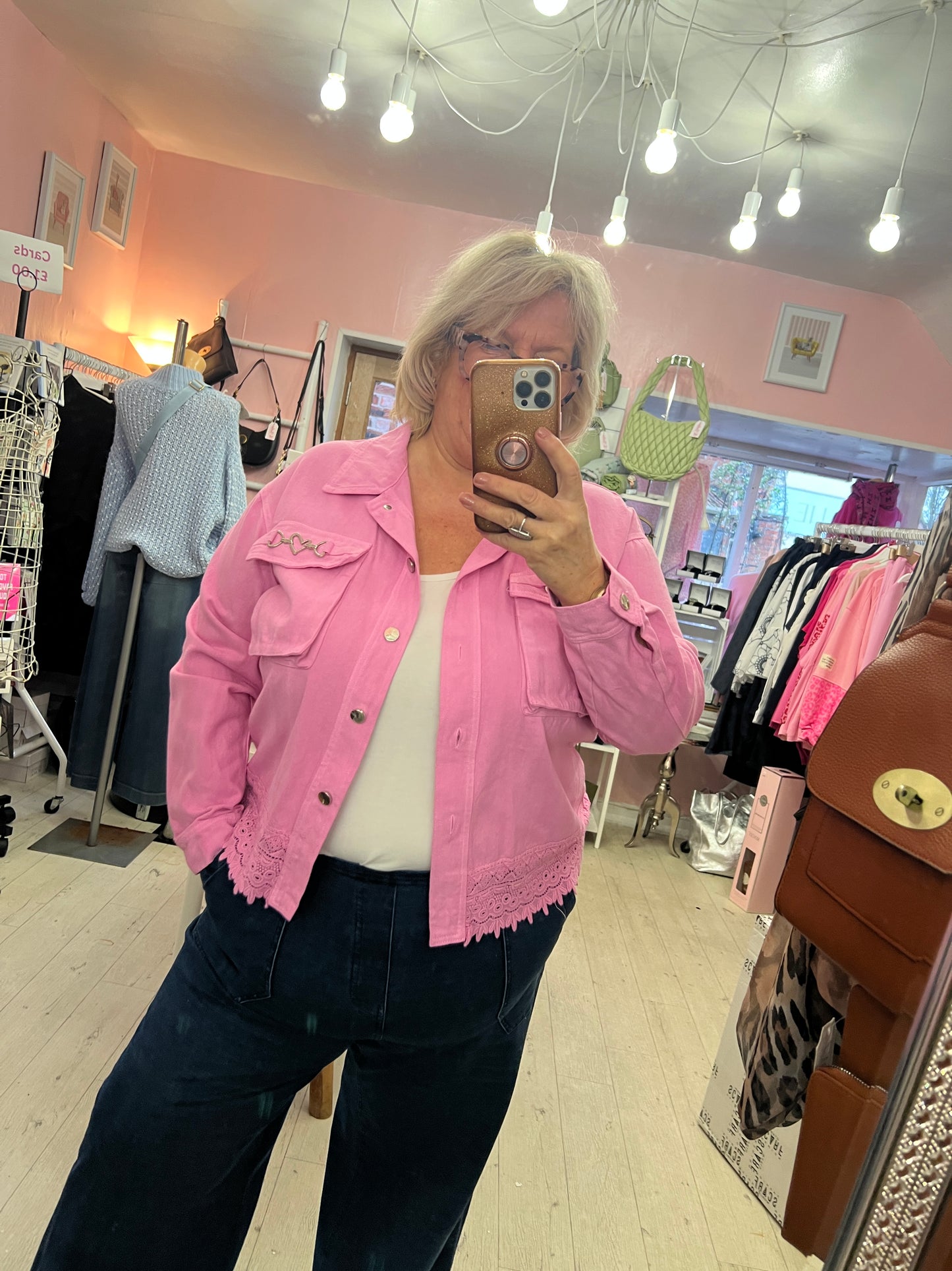 Zoe Denim Jacket Asstd Colurs