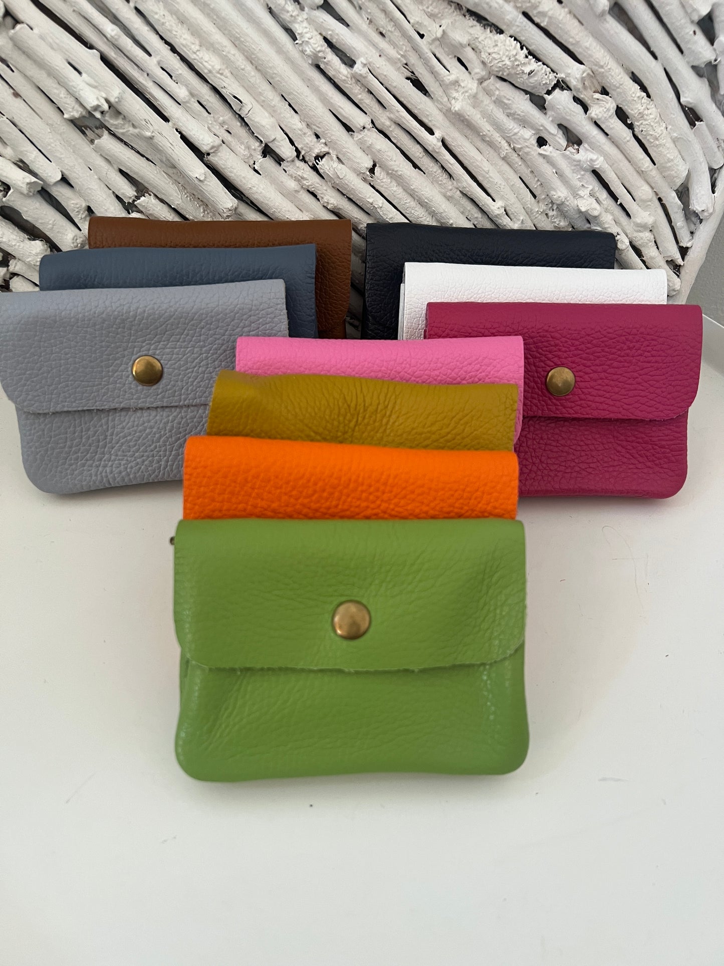 Leather Small Purses Plain