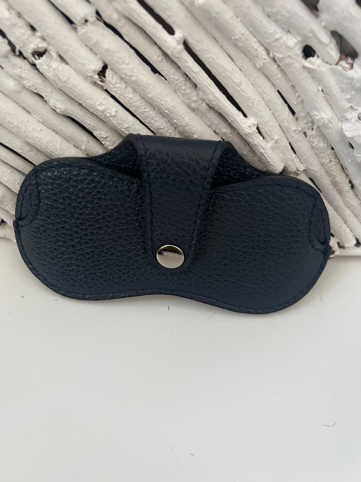 Leather Glass Case Assorted Colours