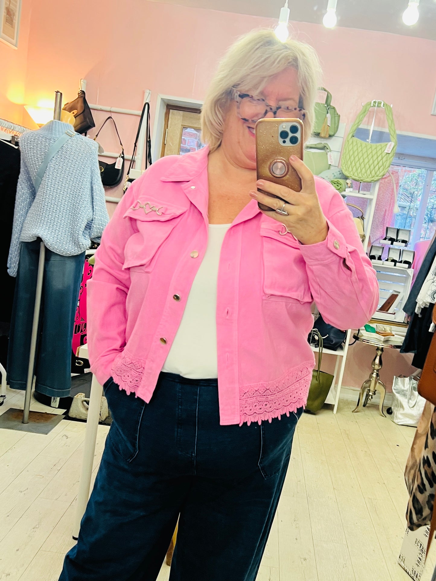 Zoe Denim Jacket Asstd Colurs