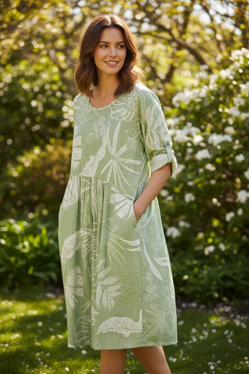 One Summer Yvonne Light Green