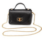 Eli Beaumont Mini Bamboo Bag Black Leather