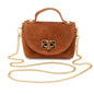 Eli Beaumont Mini Bamboo Bag Tan Suede