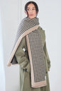 Eli Beaumont Winter Scarf Dogtooth Black