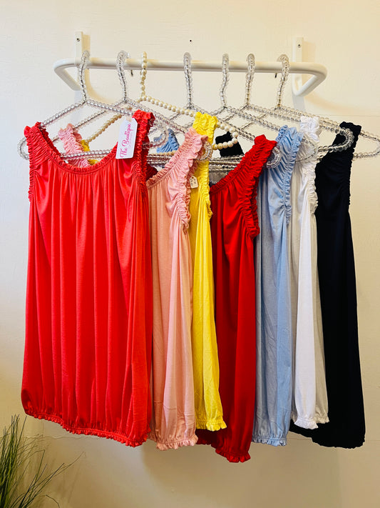 Kelly Vests Assorted Colours