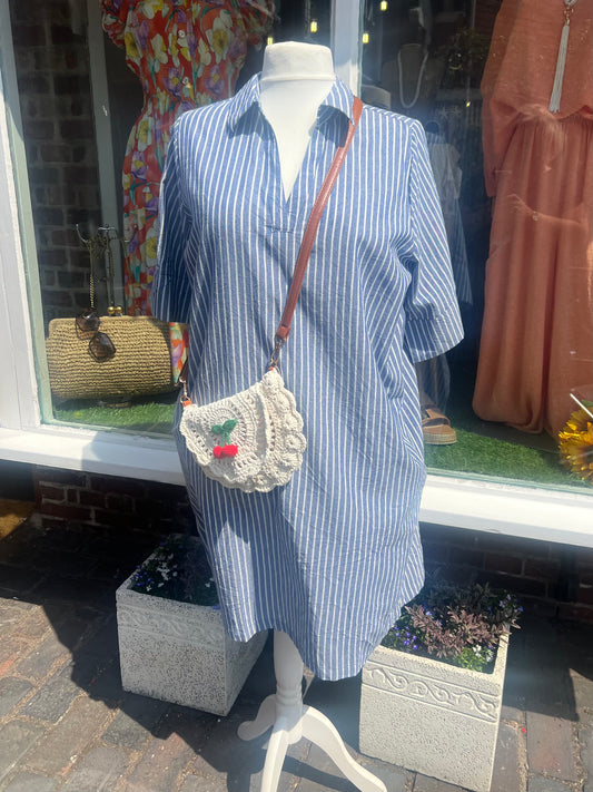Fransa Bonnie Stripe Dress