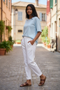 Magic Barrel Jeans White