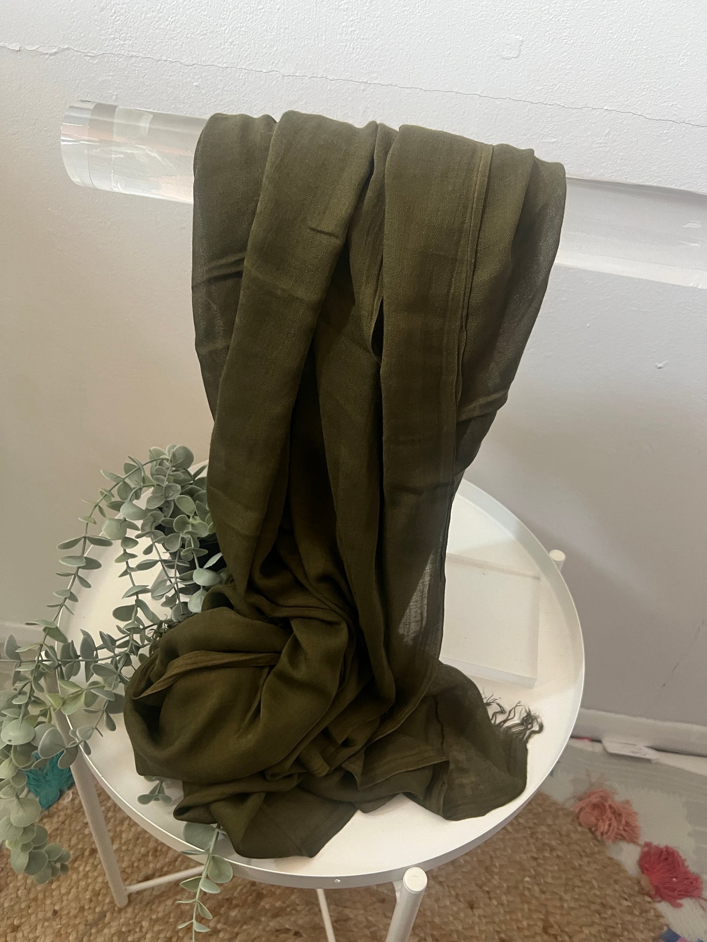 Plain Khaki Scarf