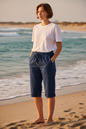 Magic 3/4 Shorts Navy Size1