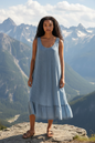 Nikita Dress Denim Blue