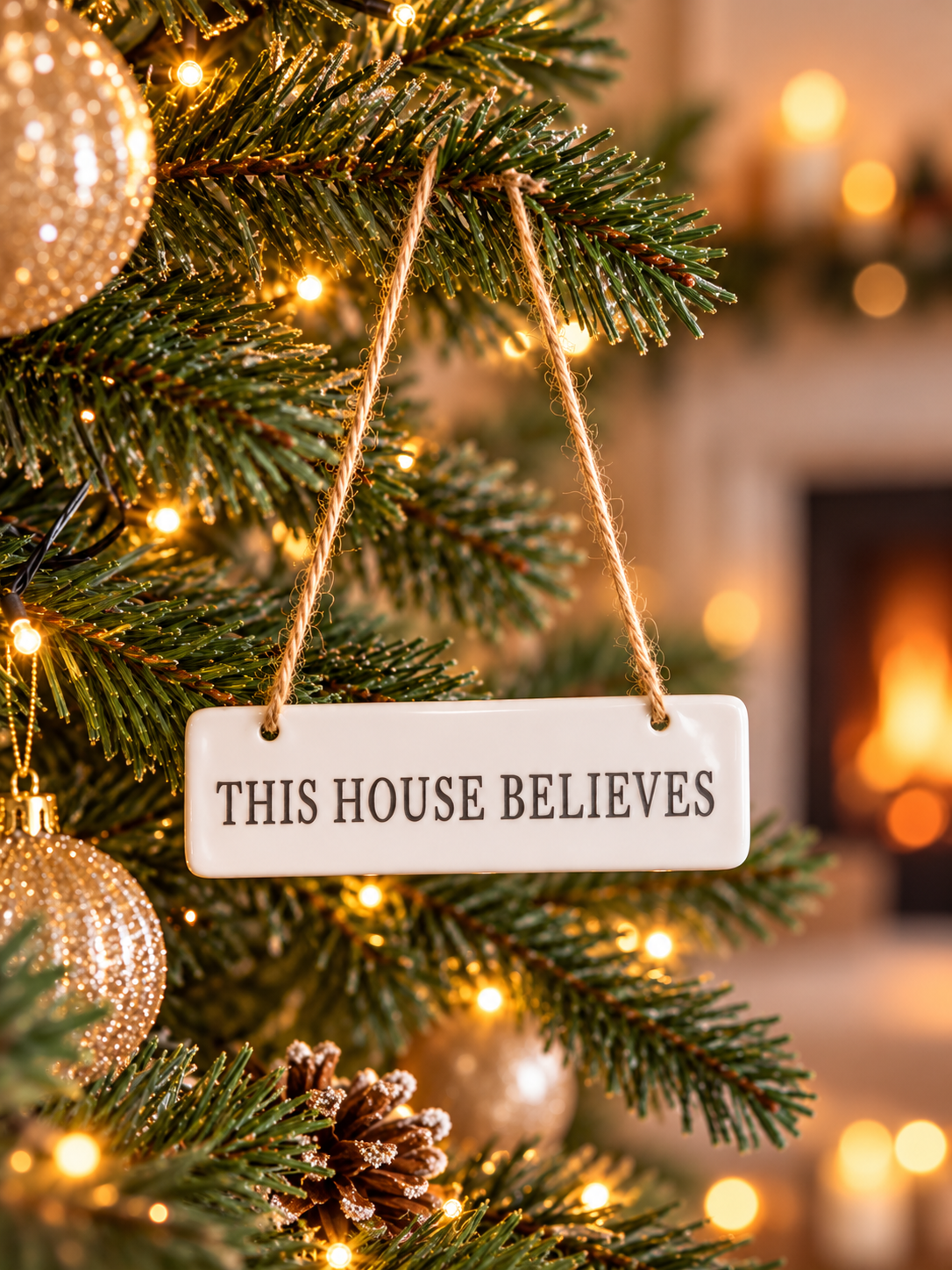 Ceramic Hanging This House Believes