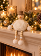 Christmas Snowmen Sitting Pompom