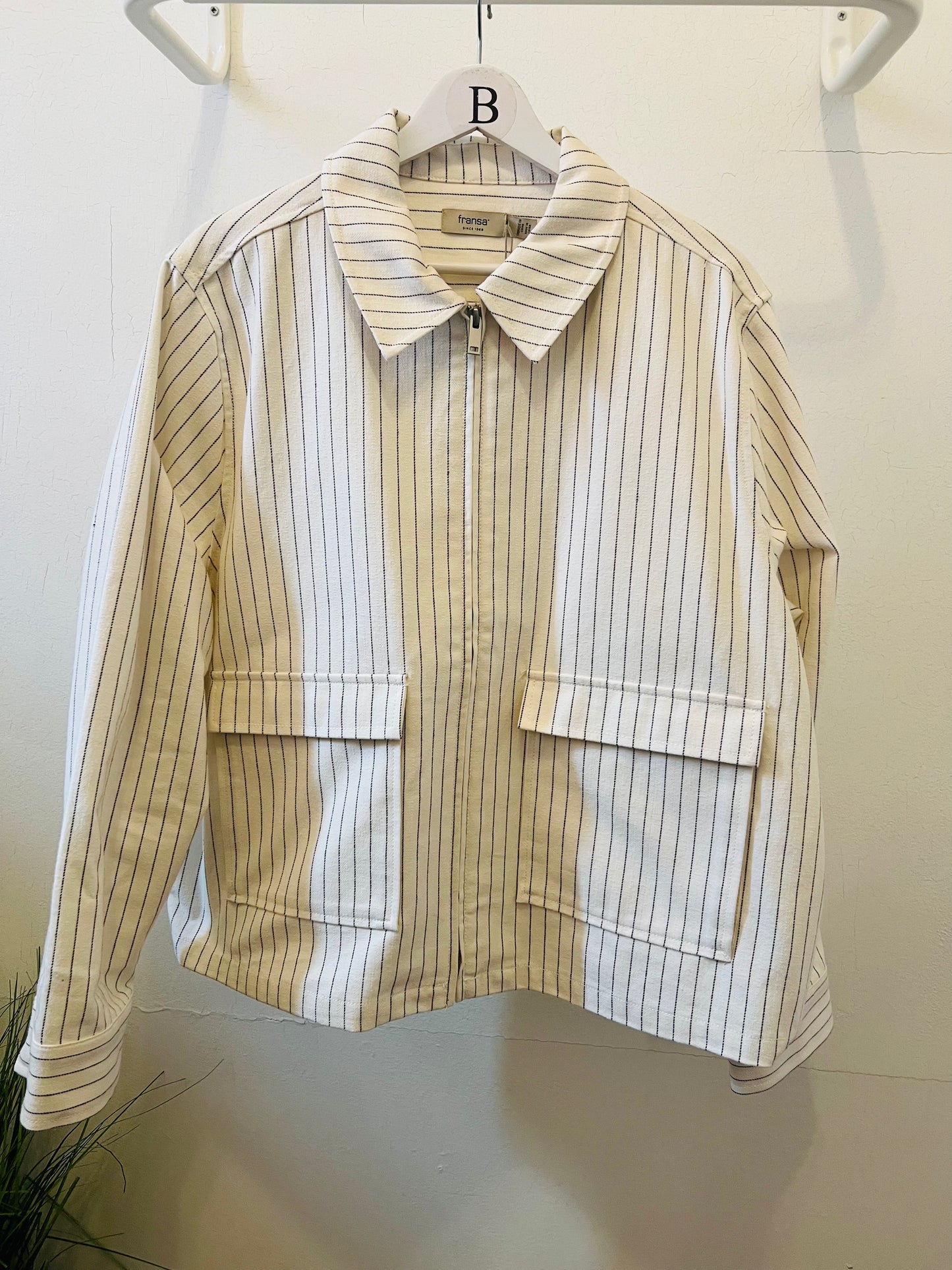 Fransa Pin Stripe Jacket 2 Sizes