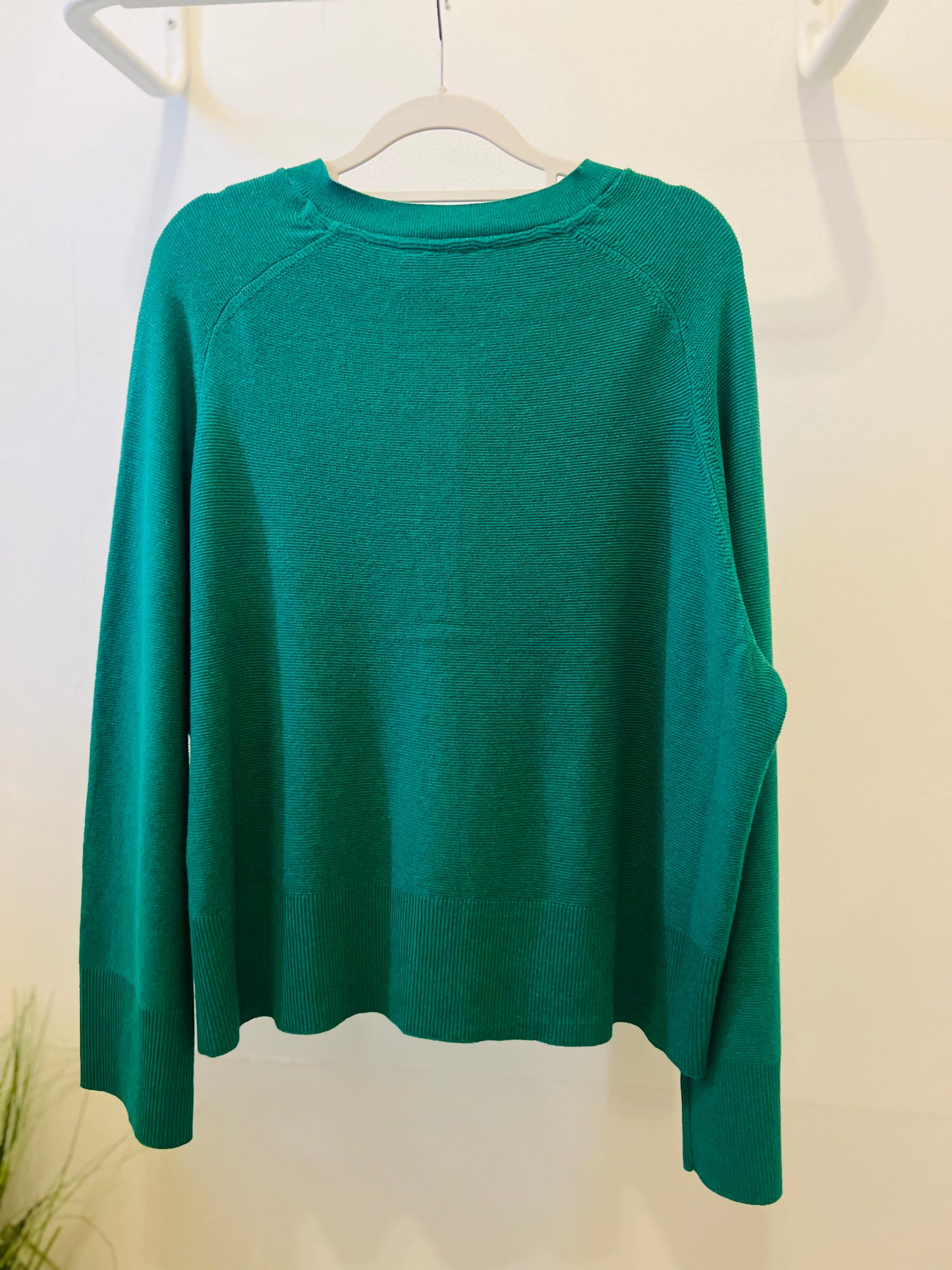 Fransa Lightweight Emerald Green Cardigan