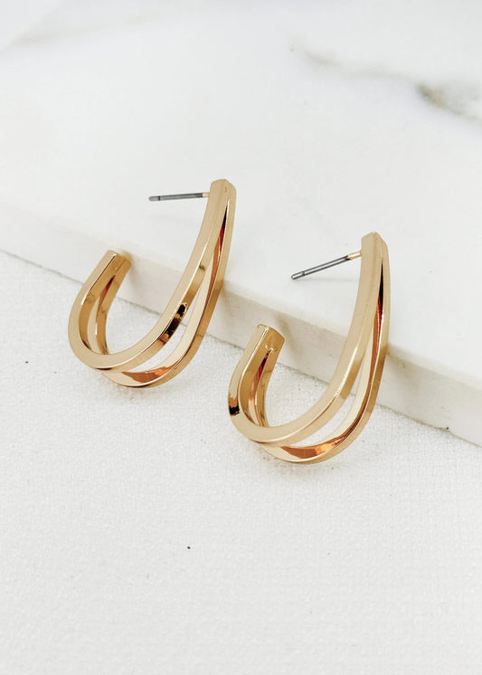 Envy Gold Hoop Earrings