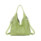 Lattice Shoulder Bag Lime Green