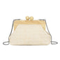 Boho Woven Clutch Bag Natural