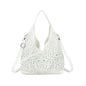 Lattice Shoulder Bag White