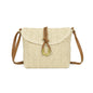 Straw Cross Body Bag Cream
