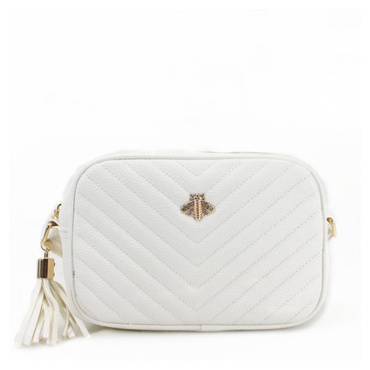 Bee Camera Bag White