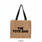 Straw Tote Bag Large Camel