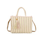 Summer Stripe Weave Bag Pink