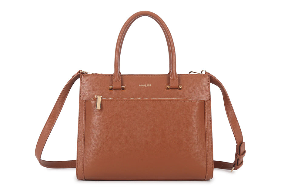 Chrissy Two Pocket Bag Tan
