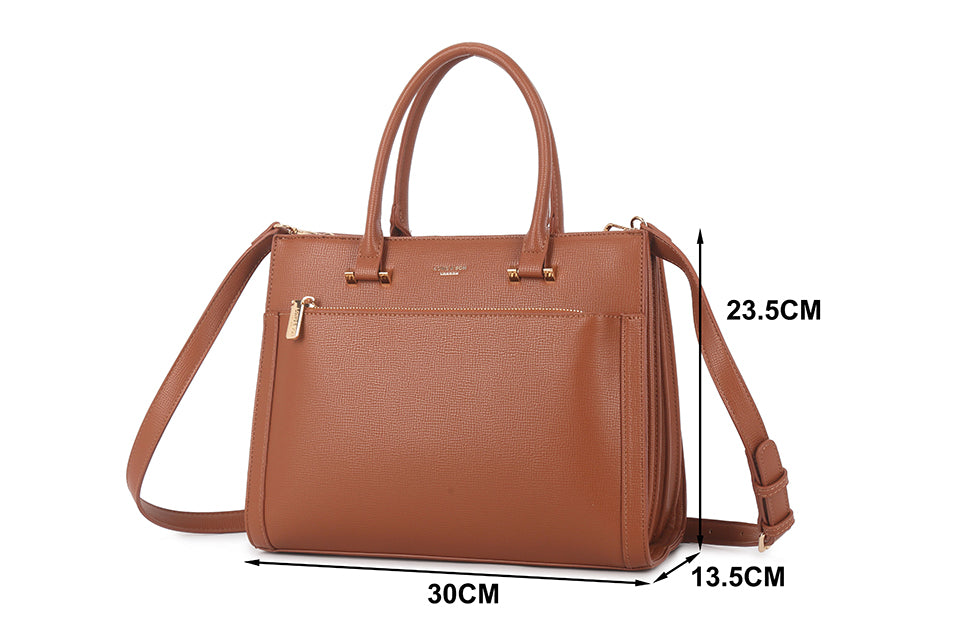 Chrissy Two Pocket Bag Tan
