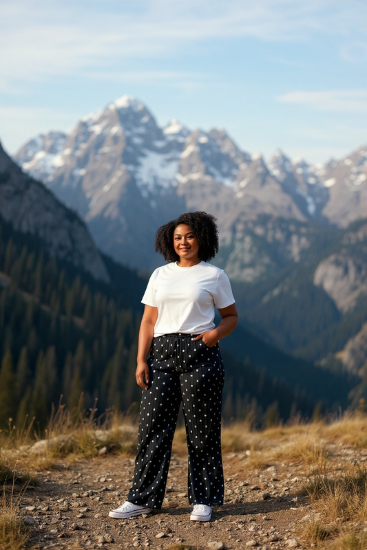 Demi Plisse Trousers Navy